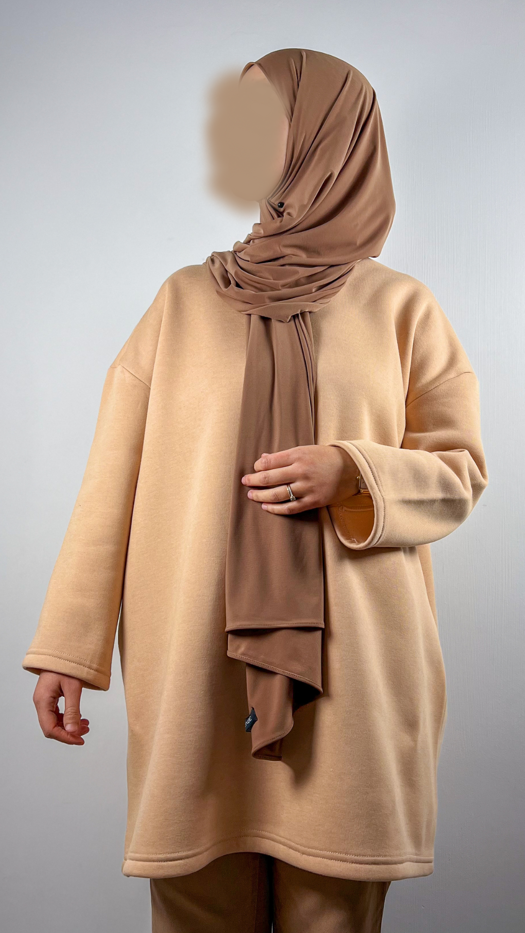 SWEAT OVERSIZE CAMEL