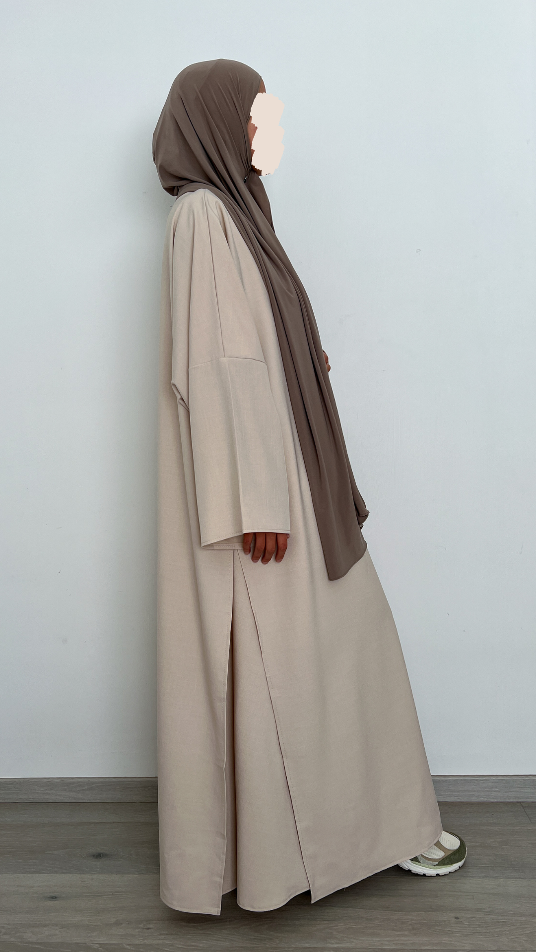 ENSEMBLE ABAYA & JUPE BEIGE