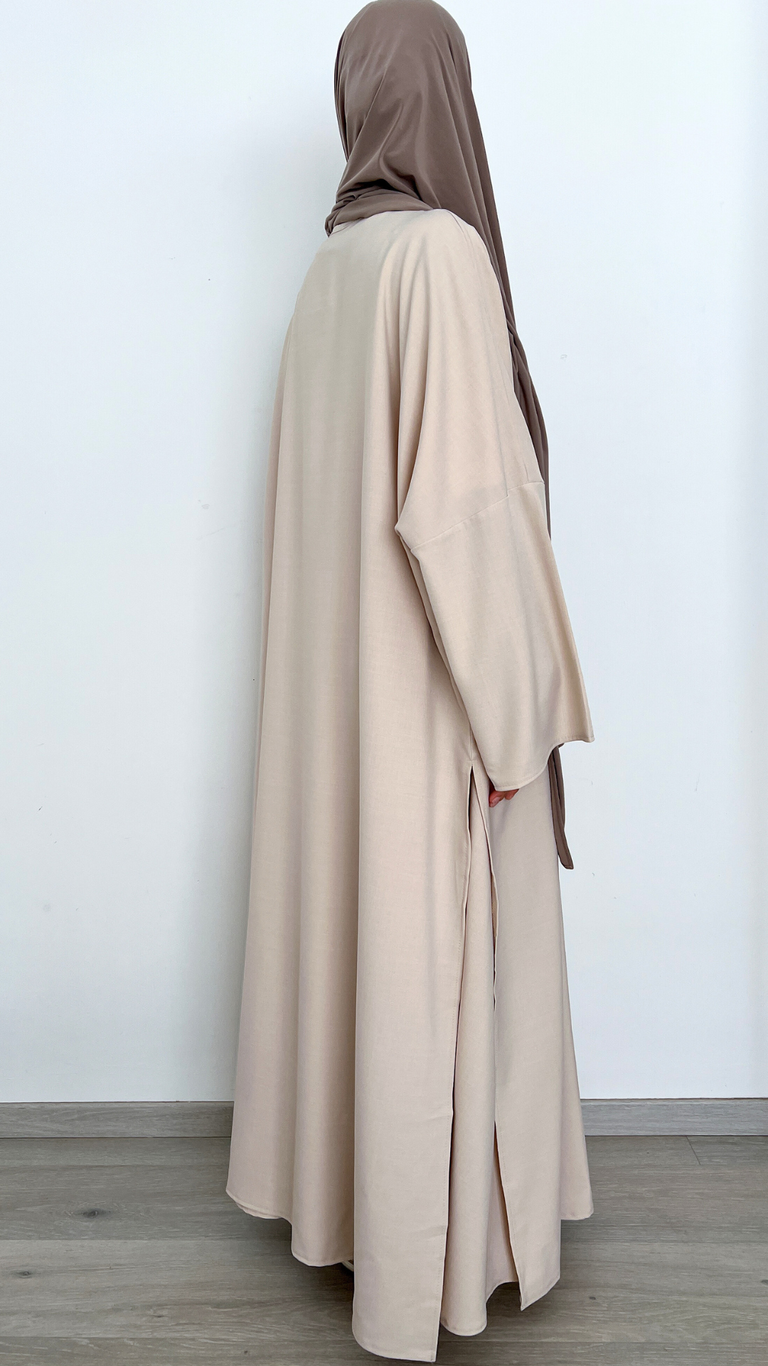 ENSEMBLE ABAYA & JUPE BEIGE