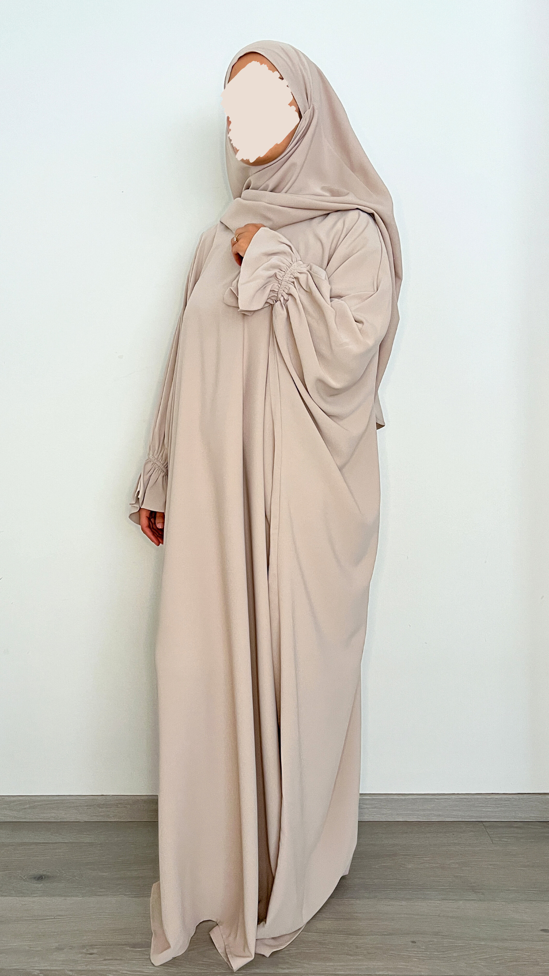 ABAYA PAPILLON BEIGE