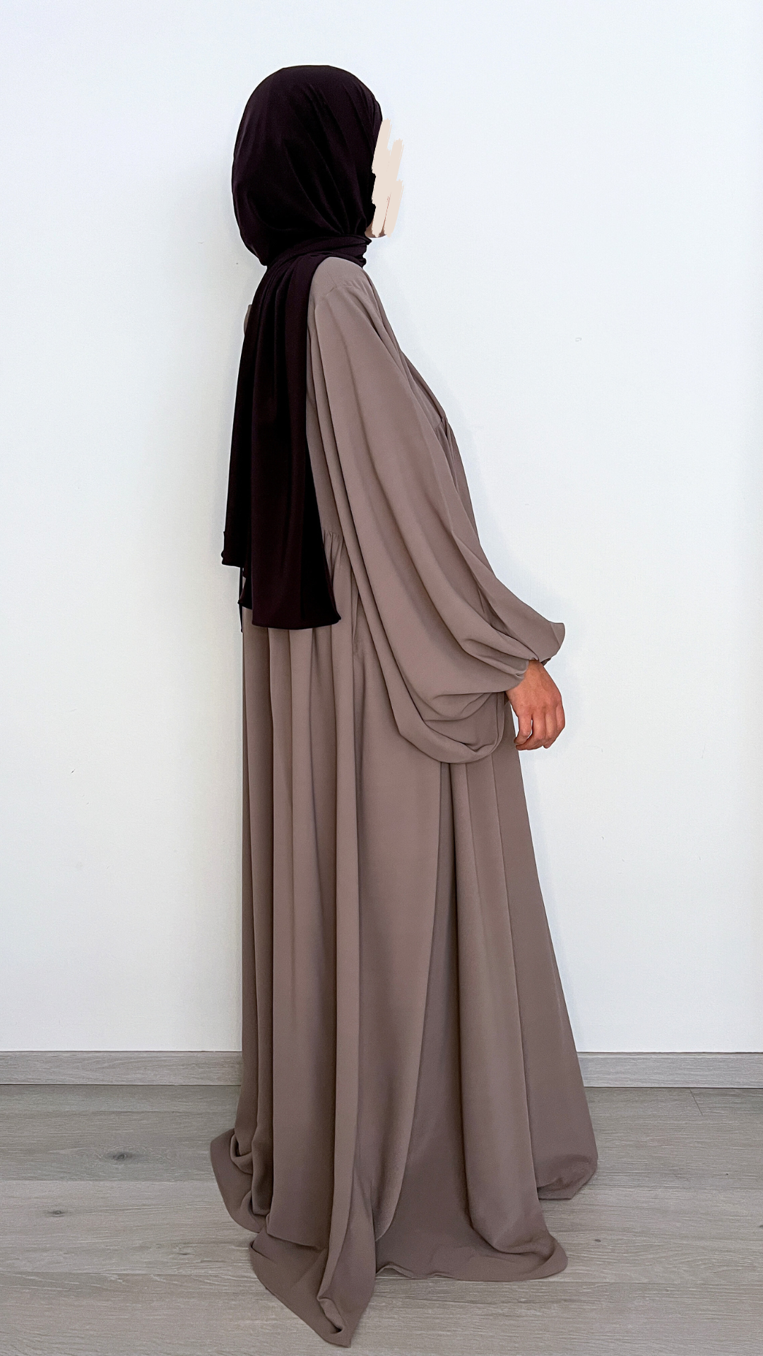 ABAYA KHADIJA TAUPE