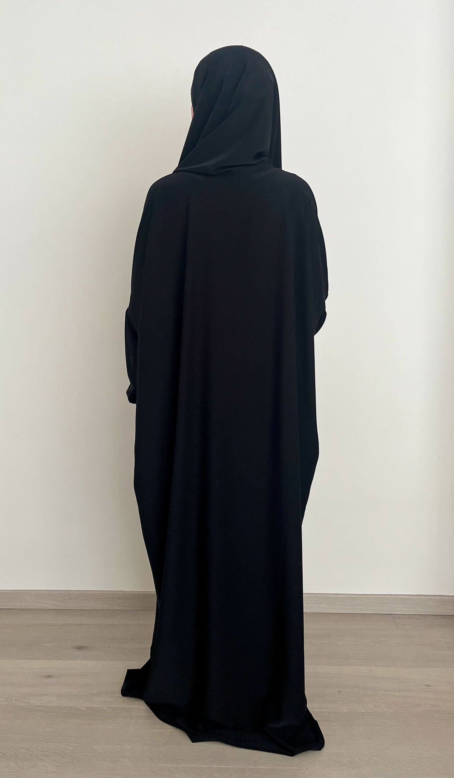 ABAYA HIJAB INTÉGRÉ NOIR